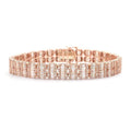14KR 15.00CTW BAGUETTE DIAMOND CLUSTER 2-ROW - Norma's Jewelry