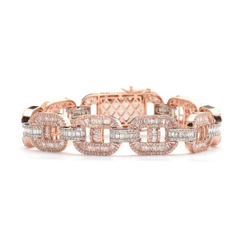 14KR+W 12.00CTW BAGUETTE DIAMOND MACHINE SET GUCCI - Norma's Jewelry