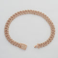 14KR 3.85CTW DIAMOND MIAMI CUBAN BRACELET - Norma's Jewelry