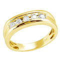 14KY 0.55CTW DIAMOND MEN'S BAND - Norma's Jewelry