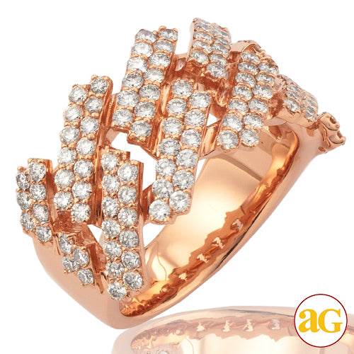 14KR 2.85CTW DIAMOND SQUARE LINK MIAMI CUBAN - Norma's Jewelry