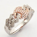 10KW+R 0.60CTW DIAMOND SQUARE LINK MIAMI CUBAN - Norma's Jewelry