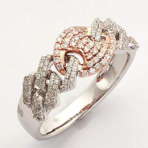 10KW+R 0.60CTW DIAMOND SQUARE LINK MIAMI CUBAN - Norma's Jewelry