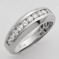 14KW 1.00CTW DIAMOND CHANNEL SET MENS BAND - Norma's Jewelry