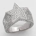 14KW 2.50CTW DIAMOND STAR SHAPE RING - Norma's Jewelry