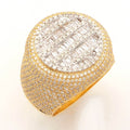 14KY+W 4.50CTW BAGUETTE DIAMOND MENS RING - Norma's Jewelry