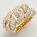 14KY 1.85CTW DIAMOND MIAMI CUBAN RING - Norma's Jewelry