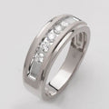 14KW 0.50CTW DIAMOND 5-STONE CHANNEL SET BAND - Norma's Jewelry
