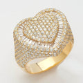14KY 4.65CTW DIAMOND PUFFED HEARD MENS RING - Norma's Jewelry