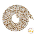 14KY 5.50CTW DIAMOND MIAMI CUBAN LINK NECKLACE - 9 - Norma's Jewelry