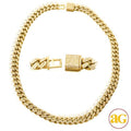 14KY 19.02CTW DIAMOND SOLID MIAMI CUBAN CHAIN - 11 - Norma's Jewelry