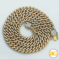 10KY 19.21CTW DIAMOND SQUARE LINK MIAMI CUBAN - Norma's Jewelry