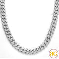 10KW 15.90CTW DIAMOND MIAMI CUBAN NECKLACE - Norma's Jewelry