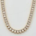 14KY 21.40CTW BAGUETTE DIAMOND SQUARE CLUSTER - Norma's Jewelry