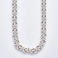 10KW 11.00CTW DIAMOND FLAT BYZANTINE LINK CHAIN - Norma's Jewelry