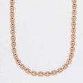 10KR+W 7.65CTW DIAMOND GUCCI LINK NECKLACE - Norma's Jewelry