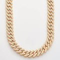 10KY 32.32CTE DIAMOND SQUARE LINK MIAMI CUBAN - Norma's Jewelry