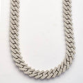 10KW 27.18CTW DIAMOND SQUARE LINK MIAMI CUBAN - Norma's Jewelry