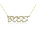 10KY 0.85CTW DIAMOND NECKLACE NAME PIECE - Norma's Jewelry