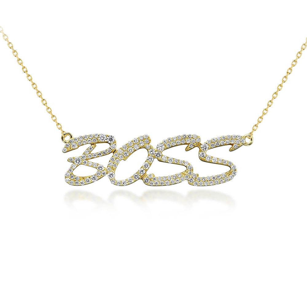 10KY 0.85CTW DIAMOND NECKLACE NAME PIECE - Norma's Jewelry