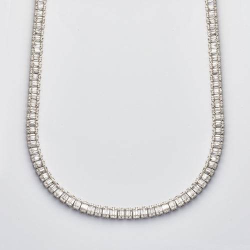 10KW 20.15CTW BAGUETTE DIAMOND RECTANGULAR CLUSTER - Norma's Jewelry