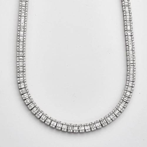 10KW 22.25CTW BAGUETTE DIAMOND RECTANGULAR CLUSTER - Norma's Jewelry