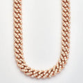 10KR 21.44CTW DIAMOND MIAMI CUBAN CHAIN - Norma's Jewelry