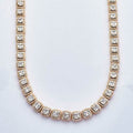 10KY+W 14.00CTW BAGUETTE DIAMOND SQUARE CLUSTER - Norma's Jewelry