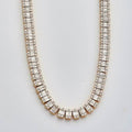 14KY 21.50CTW BAGUETTE DIAMOND RECTANGULAR CLUSTER - Norma's Jewelry