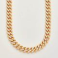 10KY 27.11CTW DIAMOND MIAMI CUBAN NECKLACE - Norma's Jewelry
