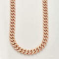 10KR 28.43CTW DIAMOND MIAMI CUBAN NECKLACE - Norma's Jewelry