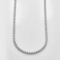 14KW 14.69CTW DIAMOND TENNIS NECKLACE - Norma's Jewelry