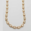 10KY+W 20.00CTW BAGUETTE DIAMOND EMERALD CLUSTER - Norma's Jewelry