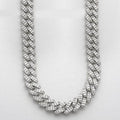14KW 35.75CTW BAGUETTE DIAMOND MIAMI CUBAN CHAIN - Norma's Jewelry