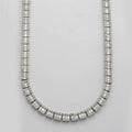 10KW 23.00CTW BAGUETTE NECKLACE 22"