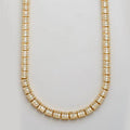 10KY 20.00CTW BAGUETTE NECKLACE 20"