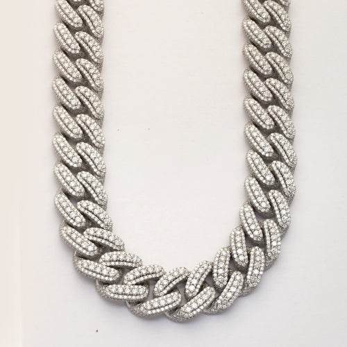 10KW 94.0CTW DIAMOND 3D MIAMI CUBAN NECKLACE - Norma's Jewelry