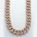 10KR+W 42.65CTW DIAMOND 3D MIAMI CUBAN CHAIN - Norma's Jewelry