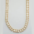 14KY 46.00CTW BAGUETTE NECKLACE - Norma's Jewelry