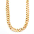 14KY 10.30CTW DIAMOND MIAMI CUBAN CHAIN - Norma's Jewelry
