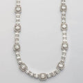 14KW 23.00CTW BAGUETTE NECKLACE 22"