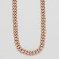10KR 25.70CTW DIAMOND MIAMI CUBAN NECKLACE - Norma's Jewelry