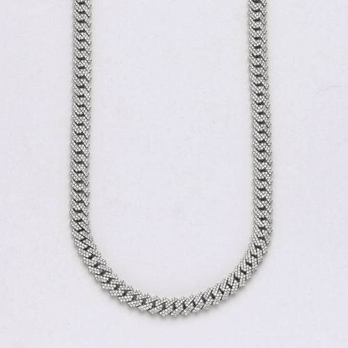 10KW 12.35CTW DIAMOND SQUARE LINK MIAMI CUBAN - Norma's Jewelry