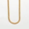 14KY 19.25CTW DIAMOND SQUARE LINK MIAMI CUBAN - Norma's Jewelry