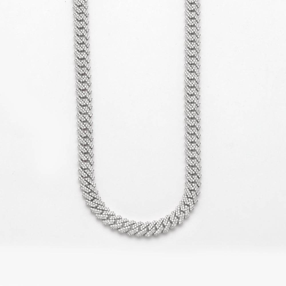 10KW 18.00CTW DIAMOND SQUARE LINK MIAMI CUBAN - Norma's Jewelry