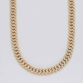 10KY 34.60CTW DIAMOND SQUARE LINK MIAMI CUBAN - Norma's Jewelry