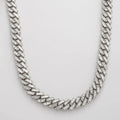 14KW 28.20CTW BAGUETTE DIAMOND SQUARE CUBAN - Norma's Jewelry
