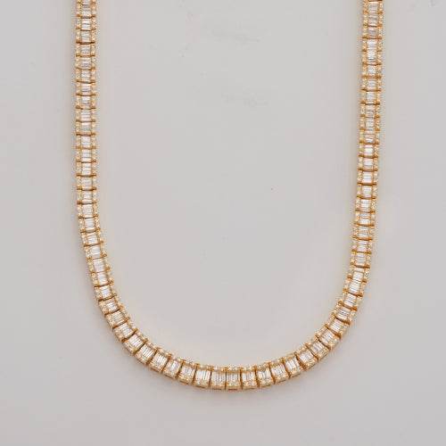 10KY 9.755CTW BAGUETTE DIAMOND SQUARE SETTING - Norma's Jewelry