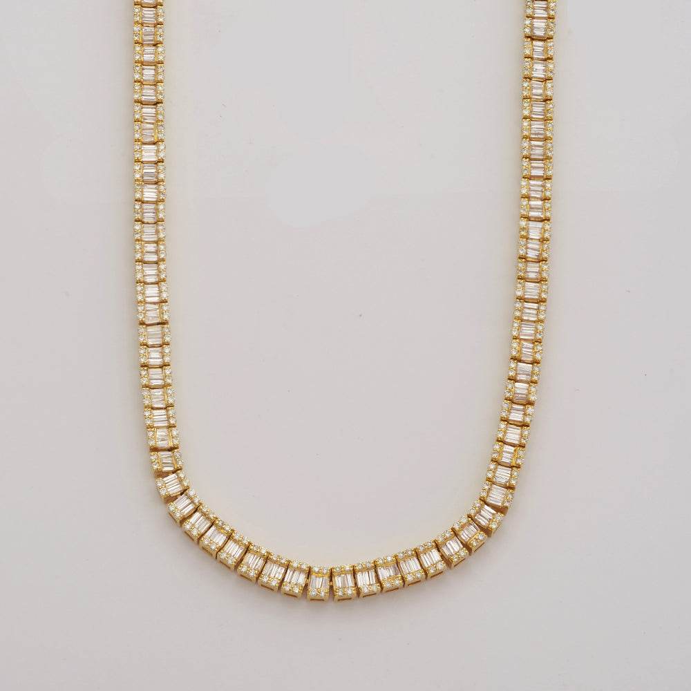 10KY 10.00CTW BAGUETTE DIAMOND SQUARE SETTING - Norma's Jewelry