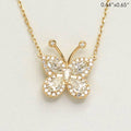 14KY 1.40CTW MARQUISE AND PEAR DIAMOND BUTTERFLY - Norma's Jewelry